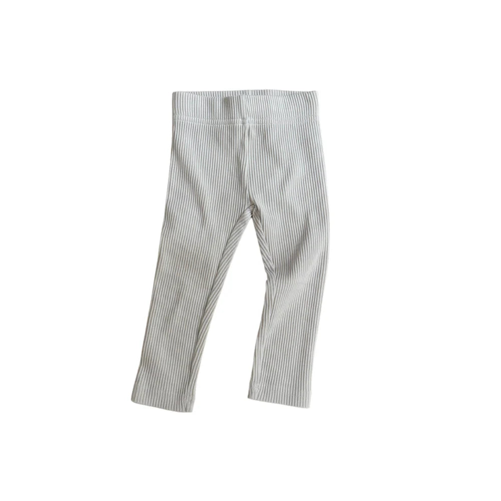 Little Prince & Sister - Ribbed Leggings - Off White