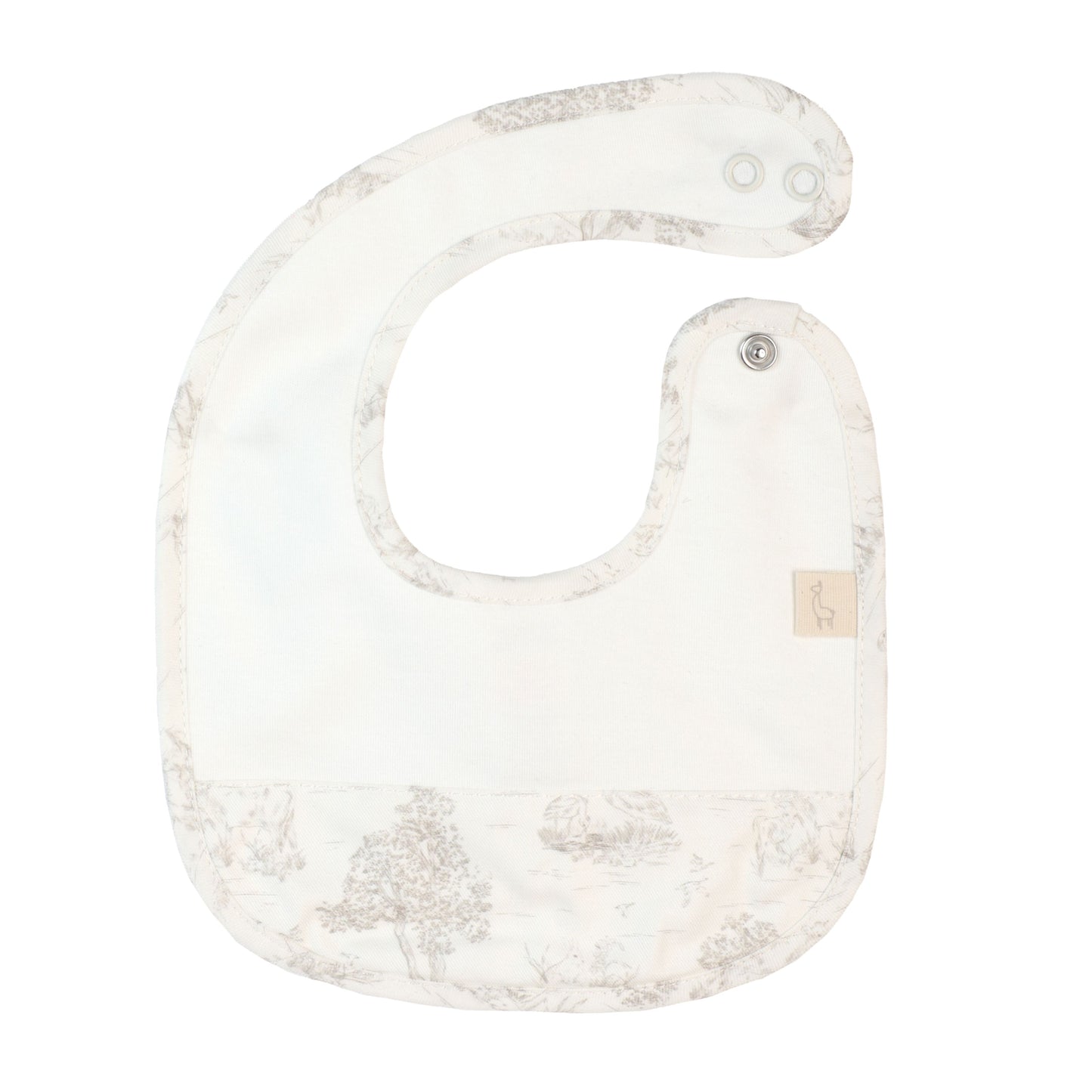 Baby Gi - Ivory Country Muslin Bib