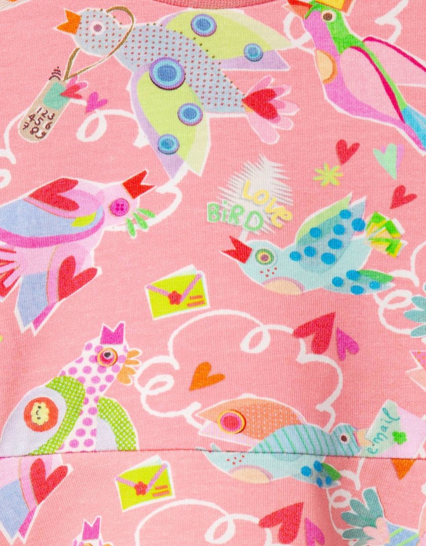 Oilily - Pink Bird Print Dress