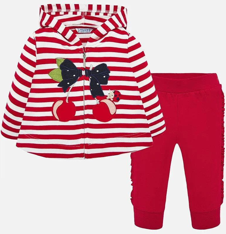 Mayoral - Baby Girls Cherry Tracksuit