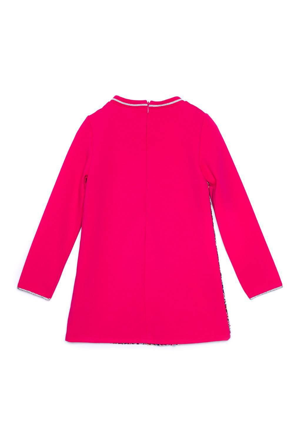 Rosalita - Girls Pink Tweed Dress