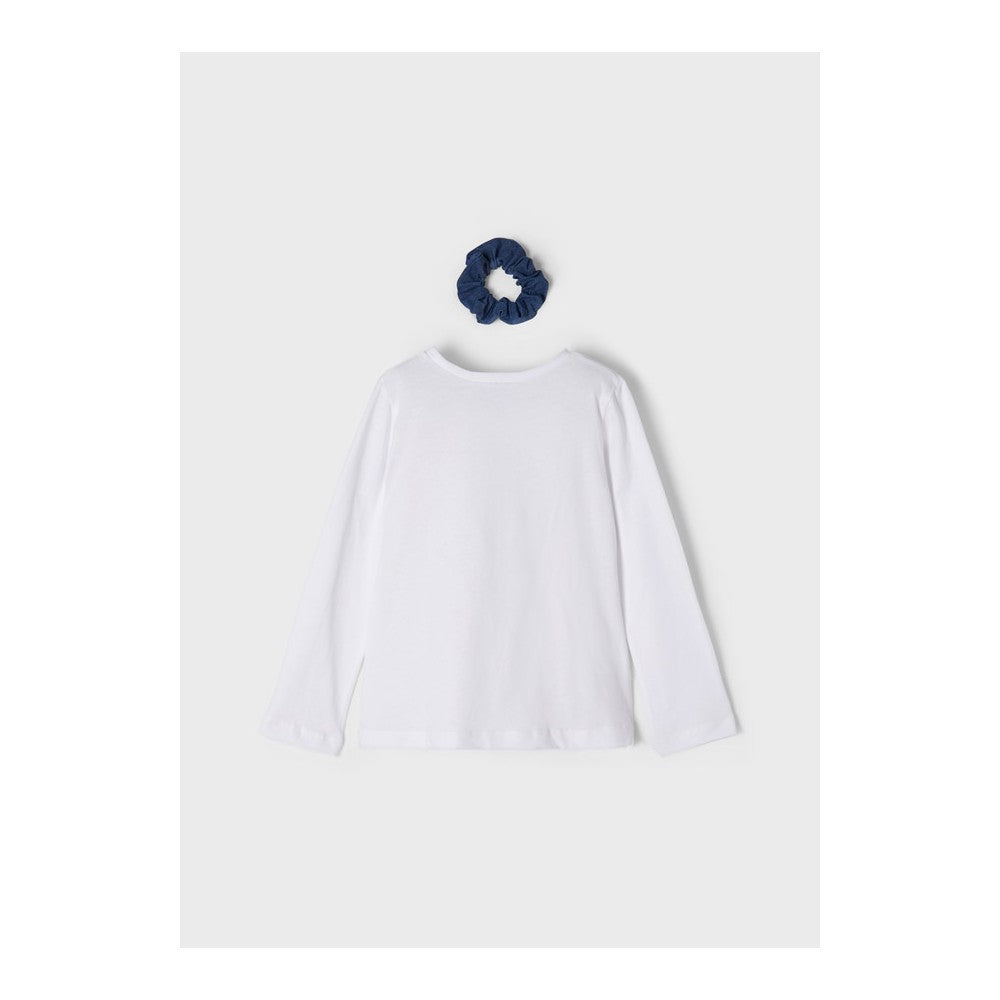 Mayoral - Girls White Long Sleeve T-Shirt