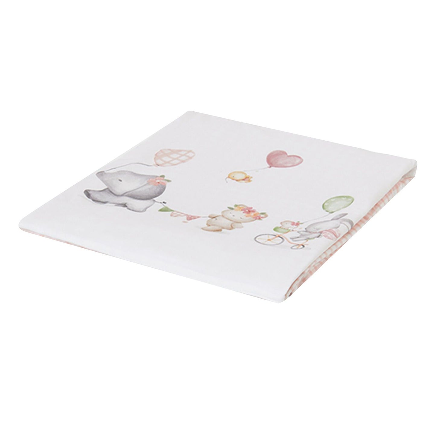 Mayoral - Baby Girls White & Pink Blanket