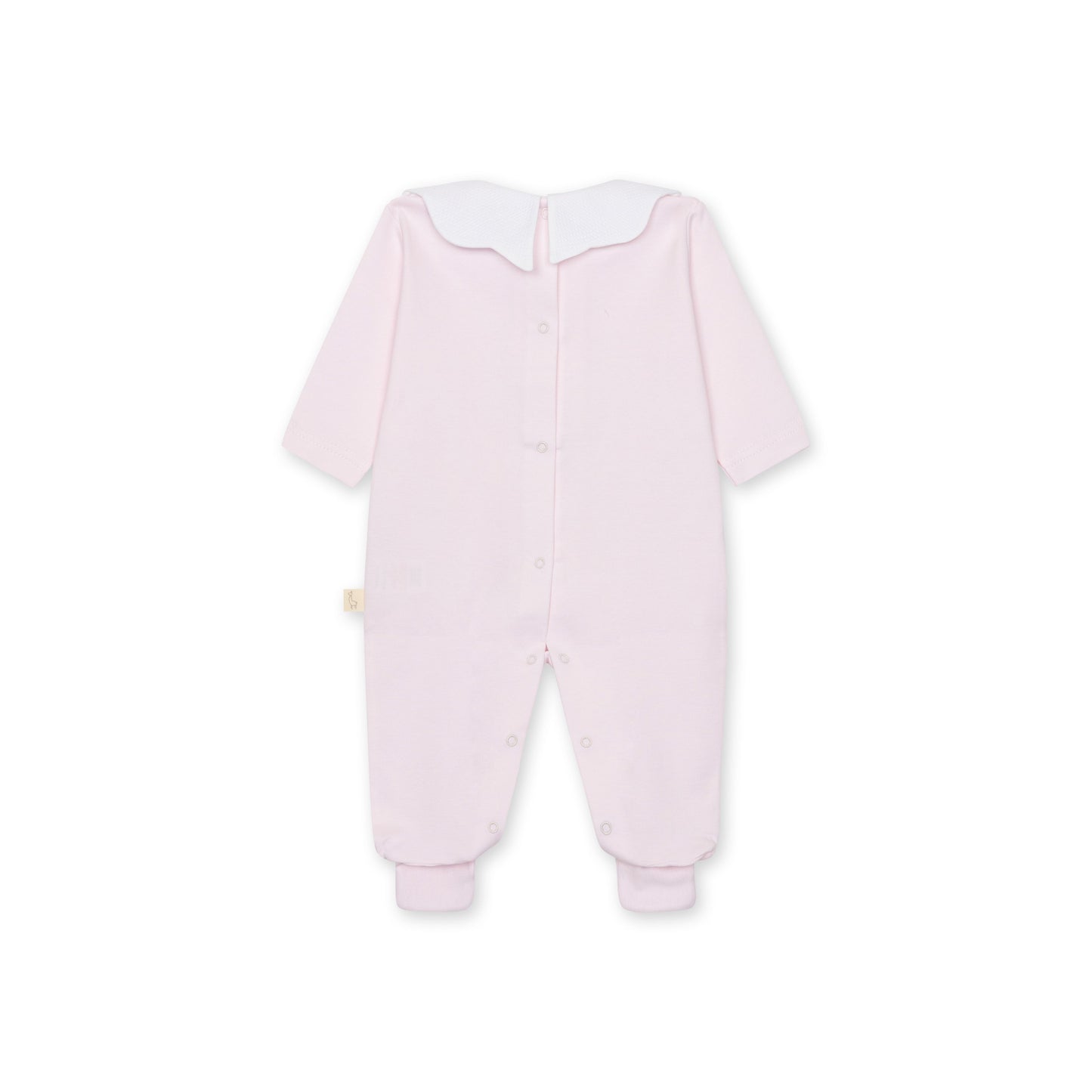 Baby Gi - Cotton Pique Sleepsuit - Pink