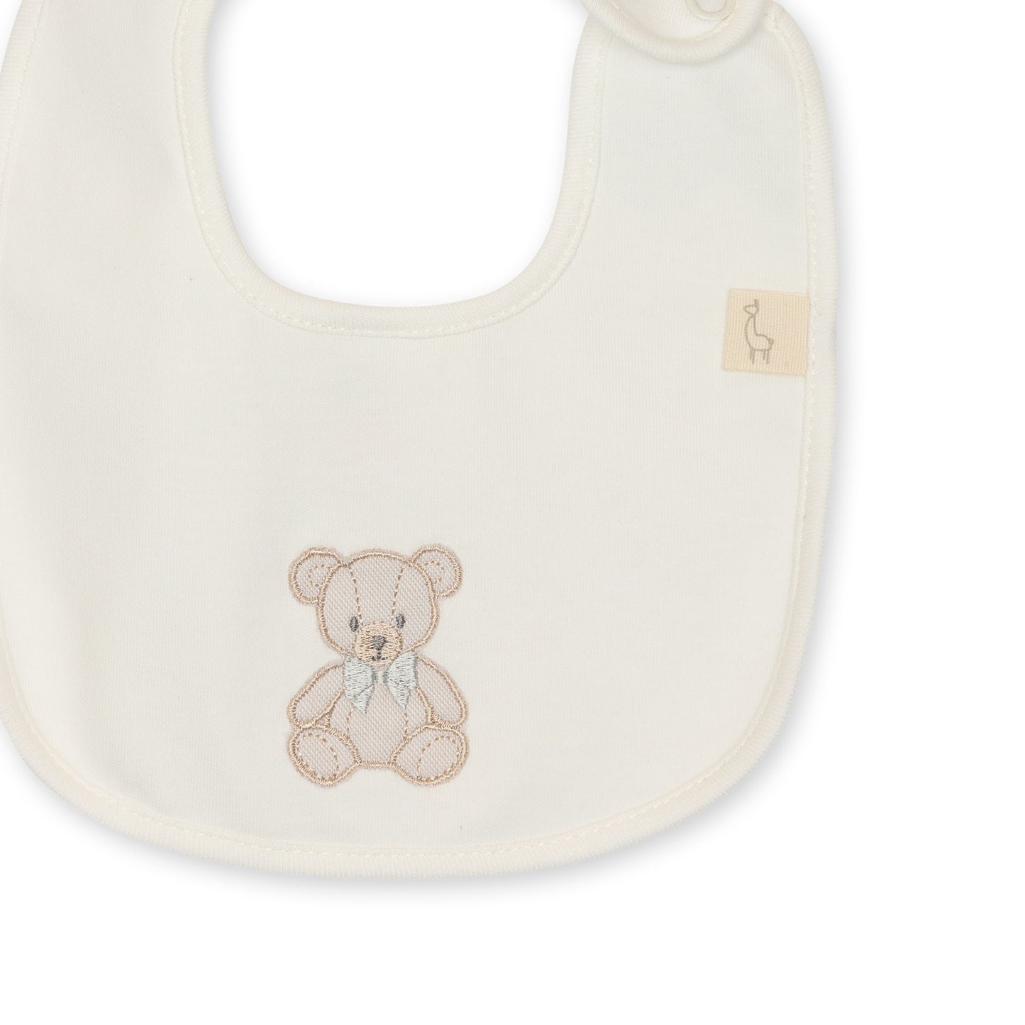 Baby Gi - Teddy Bib - Ivory