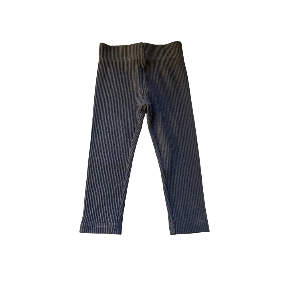 Little Prince & Sister - Ribbed Leggings - Marine Blue
