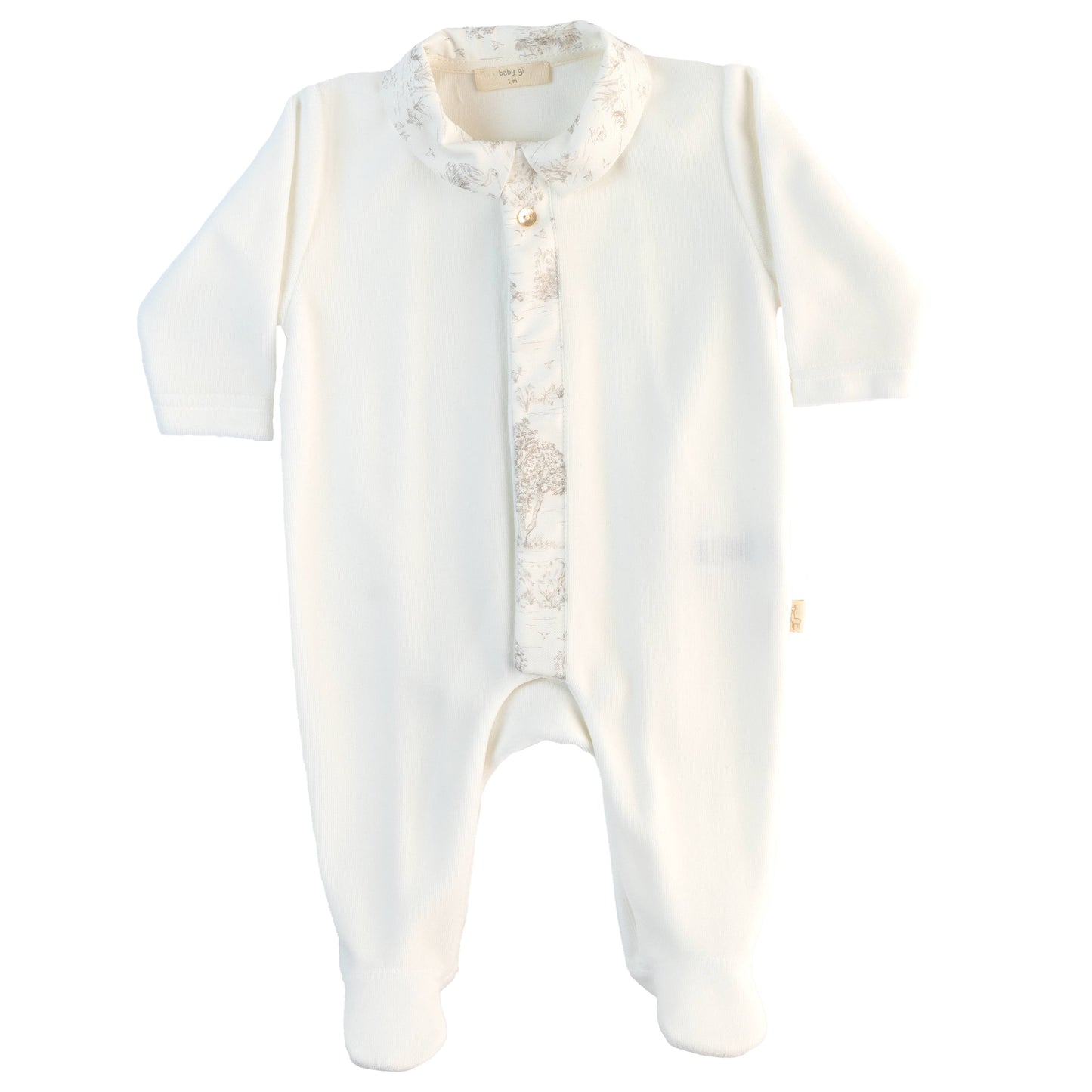 Baby Gi - Ivory Country Sleepsuit