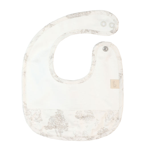 Baby Gi - Ivory Country Muslin Bib