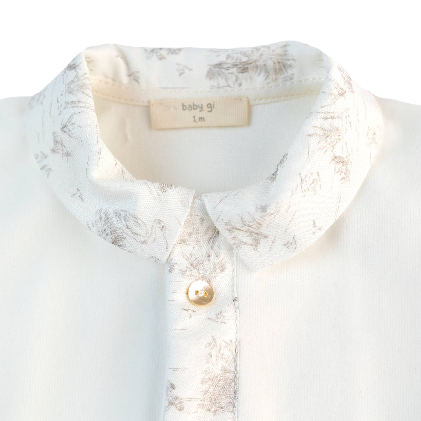 Baby Gi - Ivory Country Sleepsuit