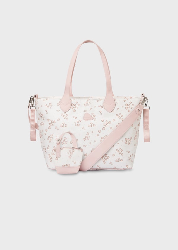 Mayoral - Baby Pink Print Changing Bag