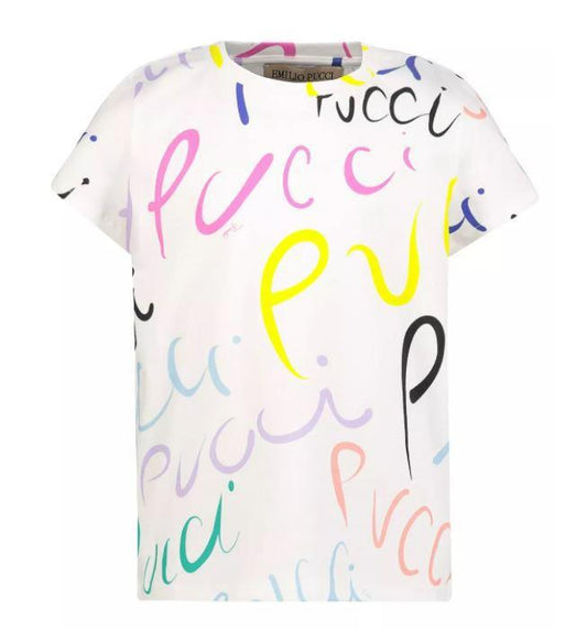 Pucci - Girls All Over Print T-shirt