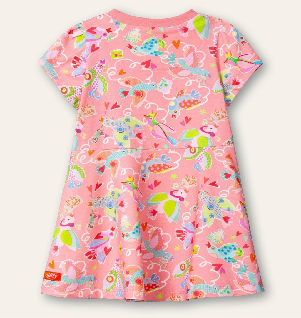 Oilily - Pink Bird Print Dress