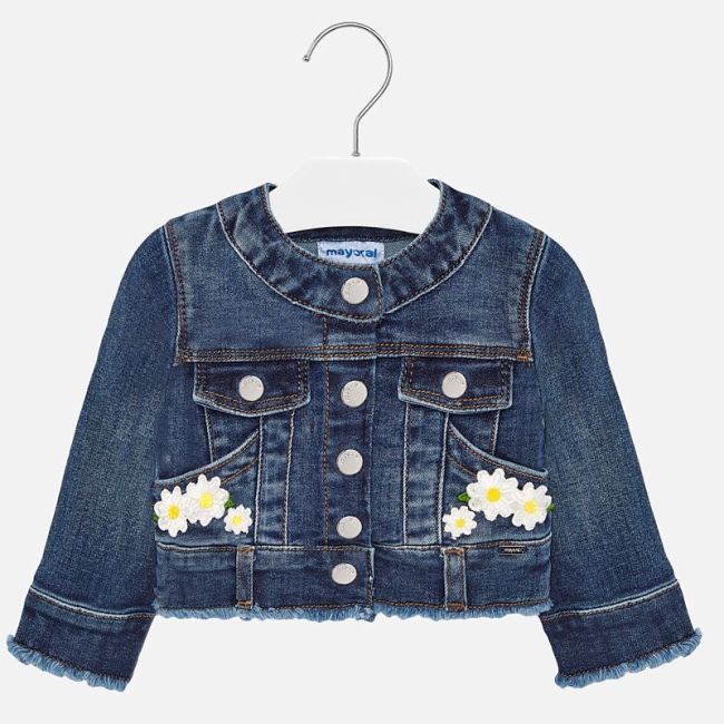 Mayoral - Baby Girls Daisy Denim Jacket