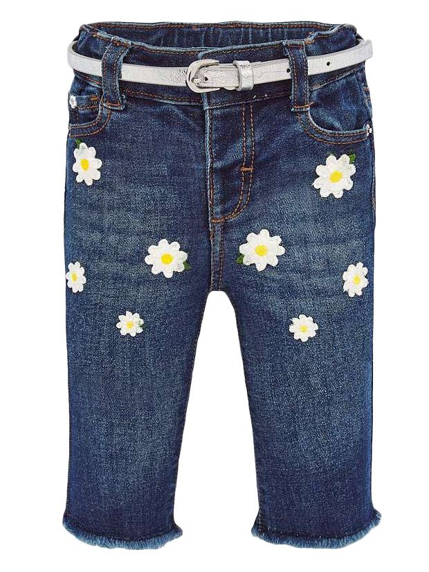 Mayoral - Baby Girls Daisy Denim Jeans