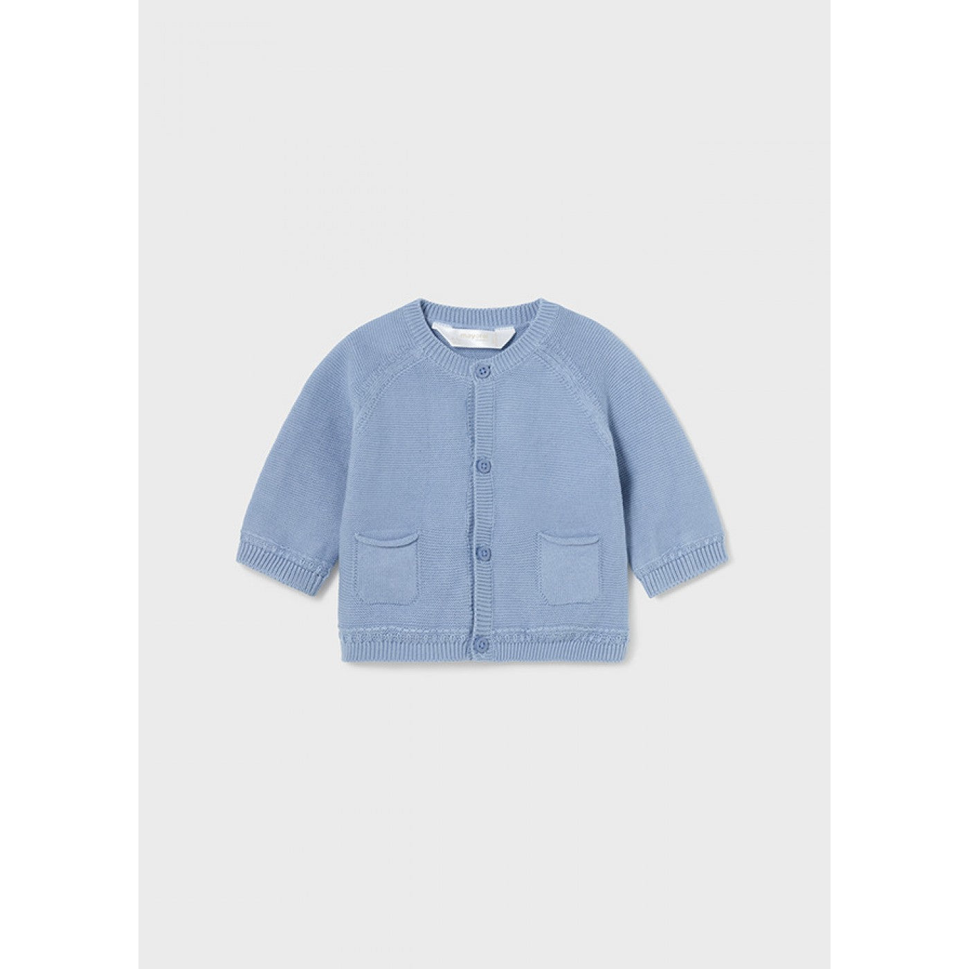 Mayoral - Baby Blue Knitted Cardigan