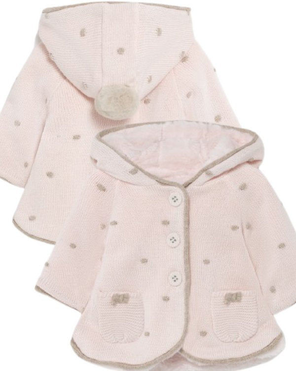 Mayoral - Baby Girl Pom Knit Cardigan