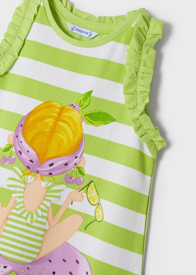 Mayoral - Lemon Patterned Dress