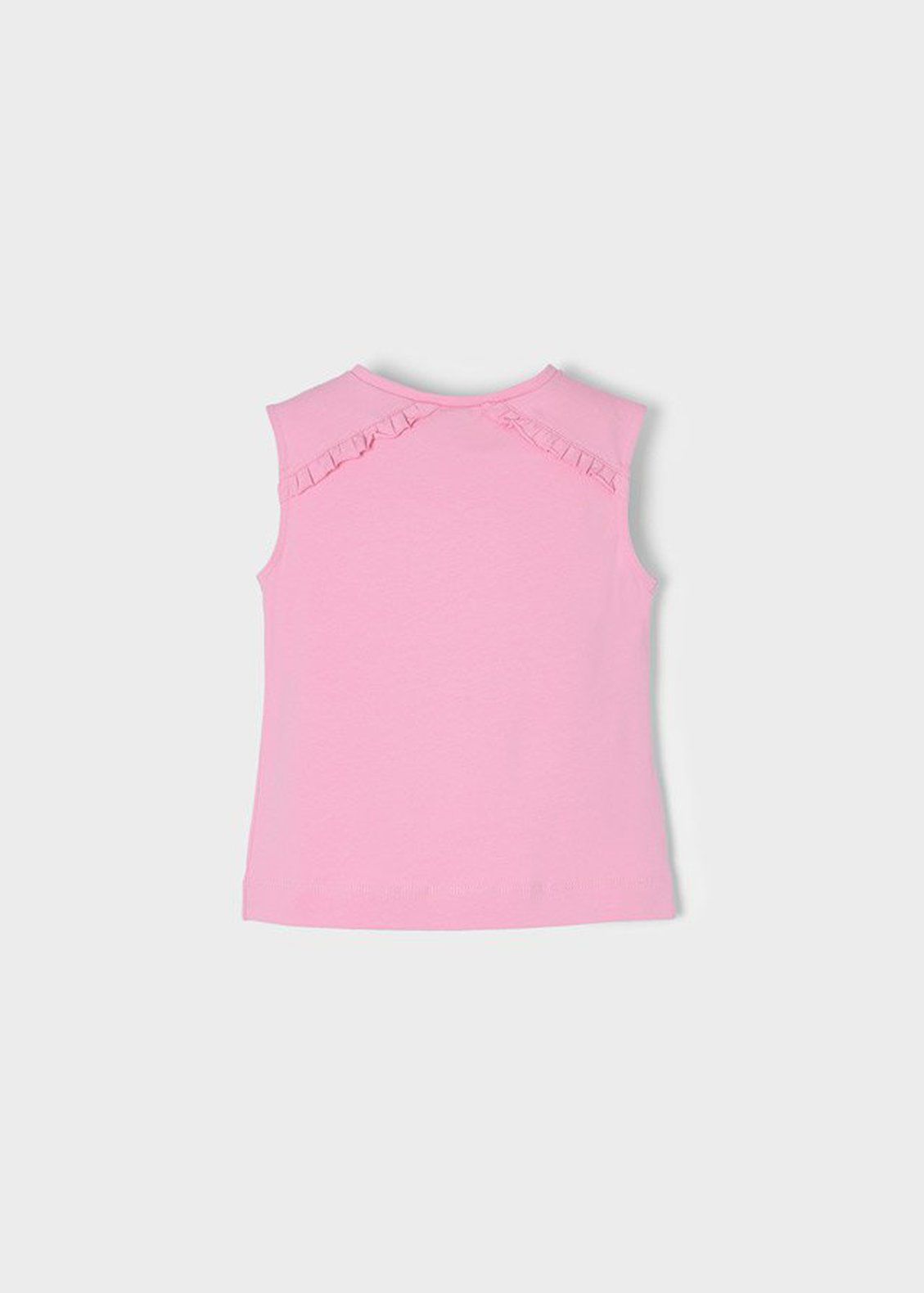 Mayoral - Pink Flower Cotton Top