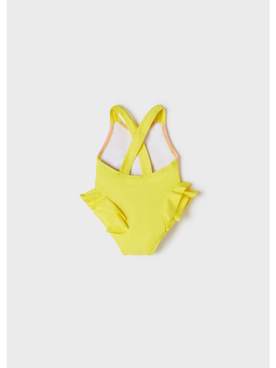 Mayoral - Yellow Frill Swimsuit