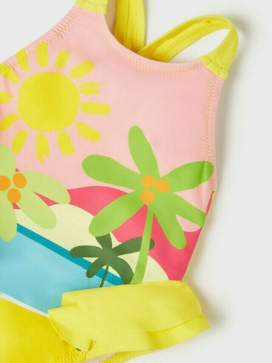 Mayoral - Yellow Frill Swimsuit