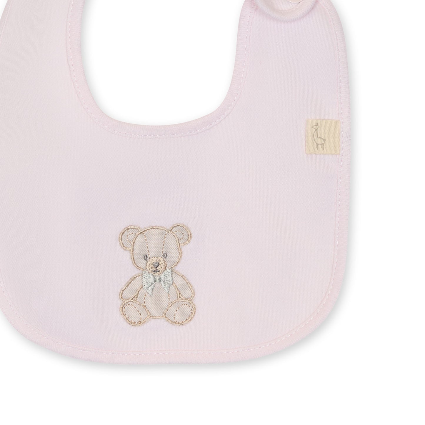 Baby Gi - Teddy Bib - Pink