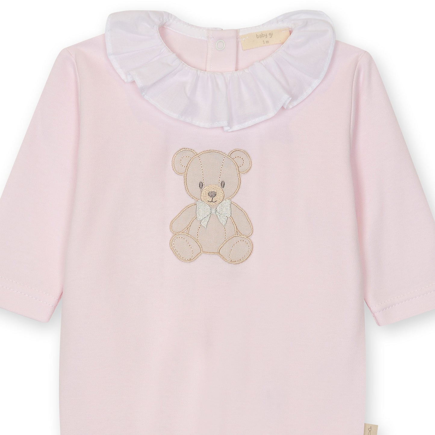 Baby Gi - Teddy Sleepsuit - Pink
