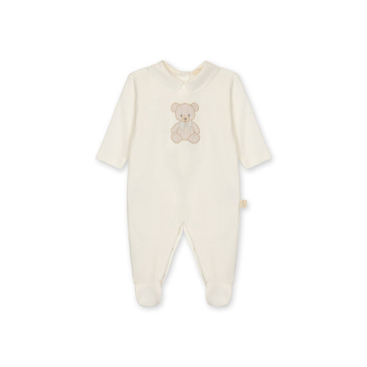 Baby Gi - Teddy Sleepsuit - Ivory